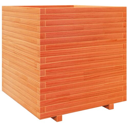 VidaXL vrtno cvetlično korito vo&amp;scaron;čeno 70x70x72,5 cm trdna borovina, (21204431) Slike