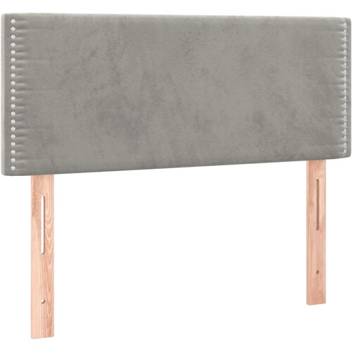 Box spring krevet s madracem svjetlosivi 100x200 cm bar&amp;scaron;unasti Slike