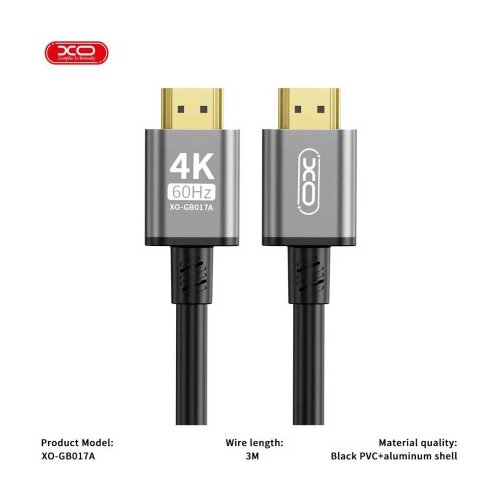 XO GB017A HDMI kabl v2.0 3m ( 0331 ) Slike