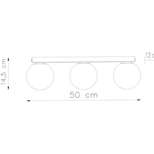  Sollux SL.1153 - Plafonsko svetlo YOLI 3xG9/12W/230V crna Slike