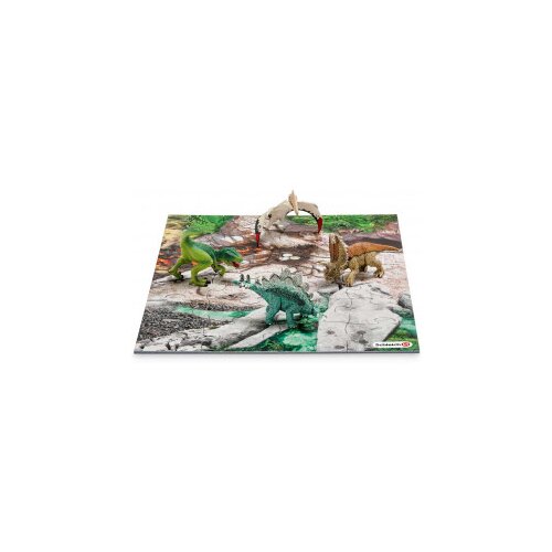 Schleich mali dinosauros sa podlogom od puzli 42213 Slike