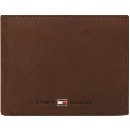 Tommy Hilfiger Novčanik 'Johnson' mornarsko plava / čokolada / crvena / bijela