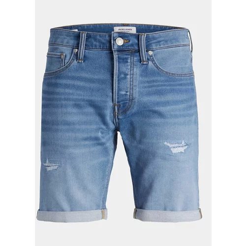Jack & Jones Jeans kratke hlače Rick Icon 12249208 Modra Regular Fit