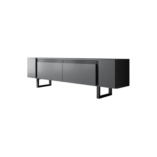 Hanah home tv polica yildiz anthracite black Slike