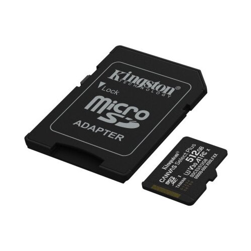 Kingston U1 V10 SDXC 512GB Canvas Select Plus G3 150R SDCS3/512GB Memorijska kartica + adapter Slike