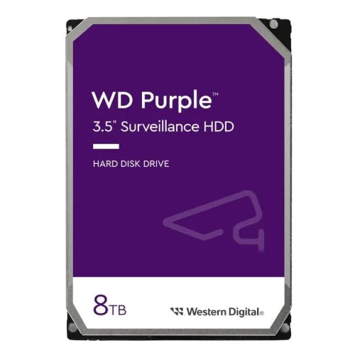 Wd HDD 8TB SATA3 256MB PurpleSurveillance