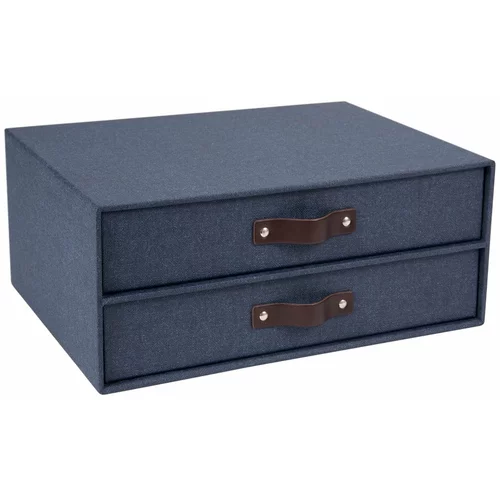 Bigso Box of Sweden Temno modra dvonadstropna škatla Bigso, 33 x 25,5 cm
