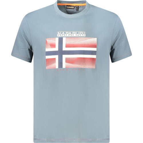 Napapijri SHORT SLEEVE T-SHIRT MEN GREY Slike