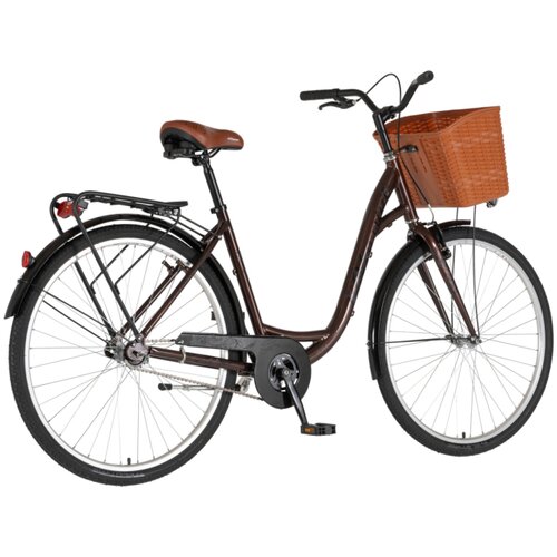 Venssini bicikl fashion grace 28&amp;quot; alu 19&amp;quot; v-brake kontra 155-178cm (s/m) braon 1282119 Slike