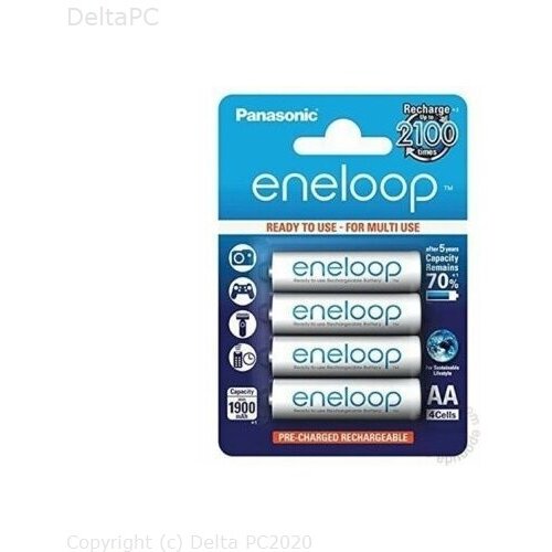 Panasonic bat eneloop AA/4B BK-3MCDE/4BE Slike