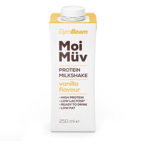GymBeam proteinski milk&amp;scaron;ejk MoiM&amp;uuml;v 250 ml vanila Slike