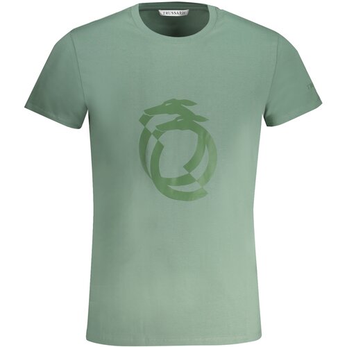 Trussardi GREEN MEN&#39;S SHORT SLEEVED T-SHIRT Cene