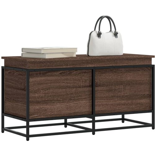 VidaXL Kutija za pohranu s poklopcem 100x40x51,5 cm konstruirano drvo Slike