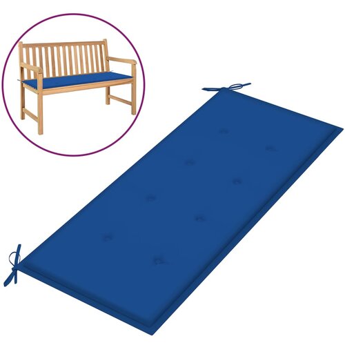 vidaXL jastuk za vrtnu klupu kraljevsko plavi 120x50x3 cm od tkanine Cijene