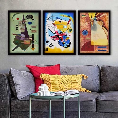 Wallity Set uramljenih slika 3SC_UN14832, 3 Dela Cene