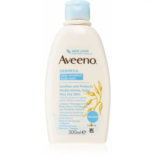 Aveeno Dermexa Daily Emollient Body Wash pomirjajoči gel za tuširanje 300 ml