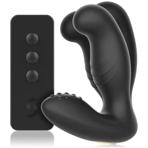 Ibiza Anal Massager Remote Control 10x3.5cm Black