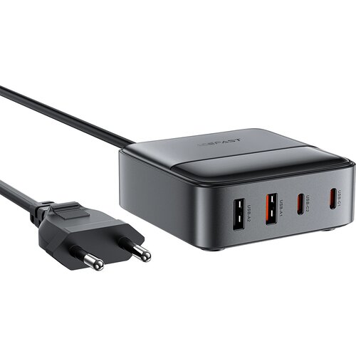Acefast GAN NAMIZNI POLNILEC 2X USB-A 2X USB-C PD 65W ČRN, (22070555) Cene