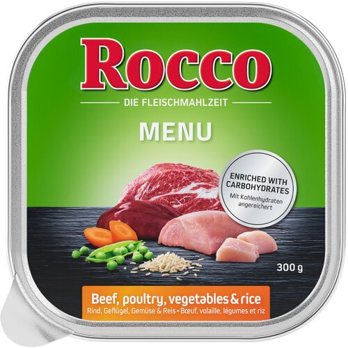 Rocco Ekonomično pakiranje meni 27 x 300 g - govedina s peradi Slike