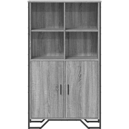 VidaXL Visoka komoda boja hrasta 79,5x35,5x137,5 cm konstruirano drvo Slike