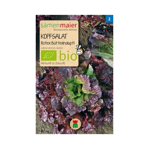 Samen Maier BIO glavna solata "Roter Butterhäuptel" Cene