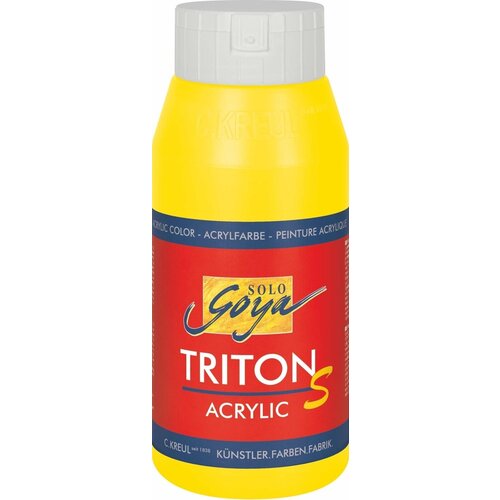 Kreul Triton S Akrilna boja Genuine Yellow Light 750 ml 1 kom Slike