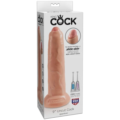 King Cock 9 Pussymanator - realistični dildo (23 cm) - prirodan