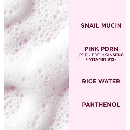 Eveline Cosmetics Pink Snail Glazed Skin Effect nežna čistilna pena za obraz 150 ml Slike