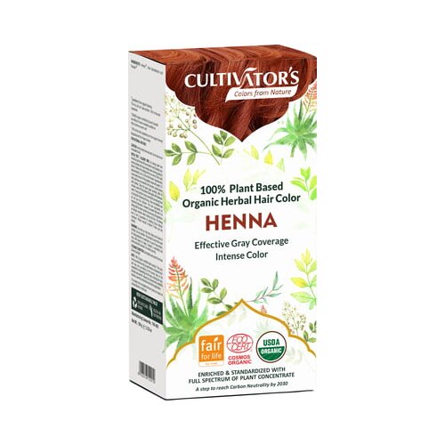 CULTIVATOR'S Organic Herbal Hair Color - Henna Cene