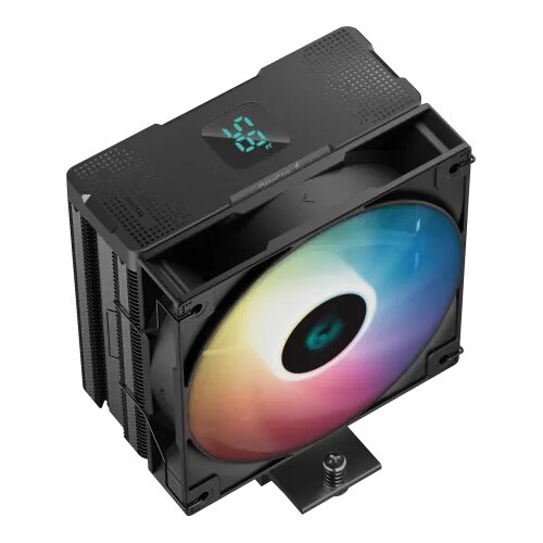 DeepCool AG400 DIGITAL ARGB 4xHeat Pipe Real-TimeCPU Screen 220W 120mm 2100rpm 76CFM BK Intel/AMD Slike
