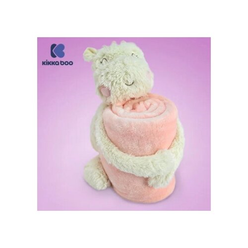 Kikka Boo ćebence za bebe sa plišanom igračkom 70×100 hippo dreams Slike