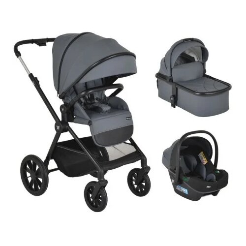 Cangaroo KOLICA JOKER MINERAL GREY 3U1 SA AUTOSEDI&amp;Scaron;TEM I-SIZE Slike