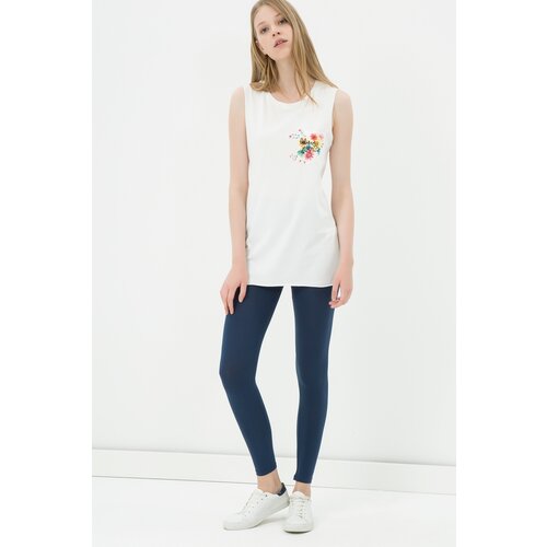 Koton Leggings - Blue - Normal Waist Slike