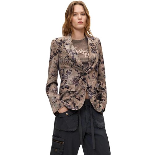 Desigual Jakne &amp;amp; Blazerji AME_CHERRIE 26WWEW45 Črna Slike