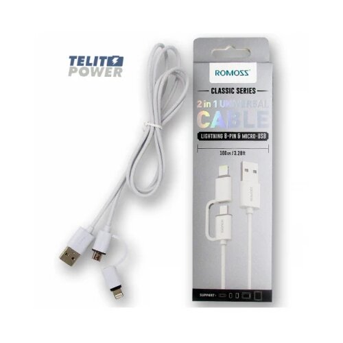 Romoss 2 u 1 Lightning i Micro USB kabl Cene