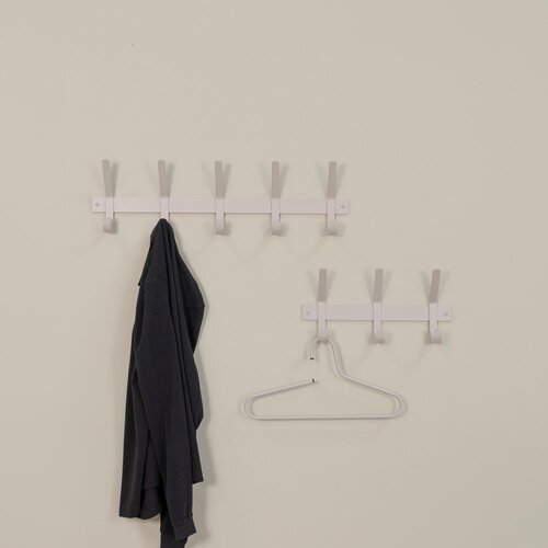 Spinder Design siva/bež metalna zidna vje&amp;scaron;alica dexter &amp;ndash; Slike