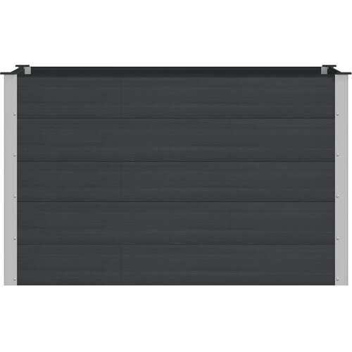  Povi&amp;scaron;ena vrtna gredica Crna 150 x 100 x 91 cm Slike