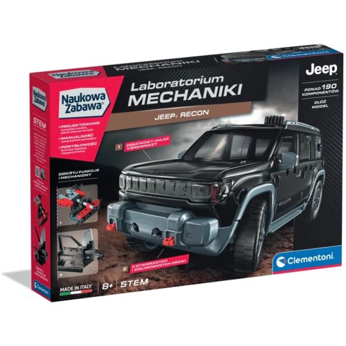  Znanost i igra Mehanika Laboratorij Jeep Recon Poljska verzija Clementoni 50401 Slike
