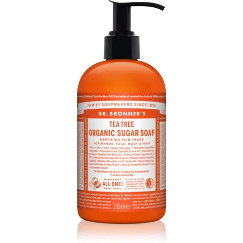 DR. BRONNER'S Tea Tree tekući sapun za tijelo i kosu 355 ml