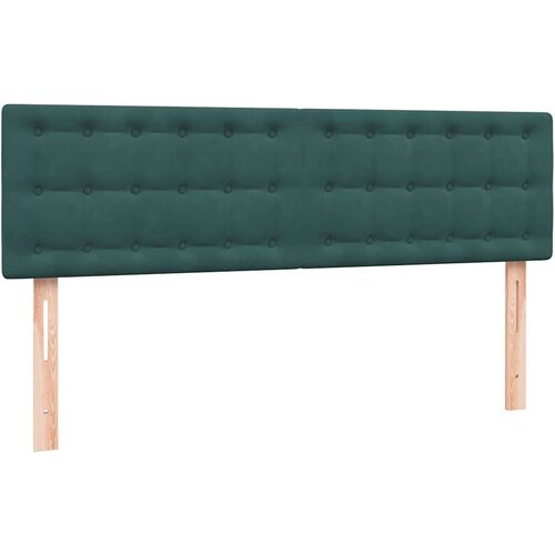 Box Spring krevet s madracem tamno zeleni 160x220 cm bar&amp;scaron;un Slike