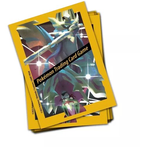 The Pokemon Company pokemon tcg: zacian / zamazanta - card sleeves [pack of 65] Cene