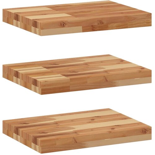 vidaXL Plutajuće police 3 kom 40x30x4 cm Masivno drvo akacije s uljnim premazom - Uljni premaz 40 x 30 x 4 cm 3 1 Cijene