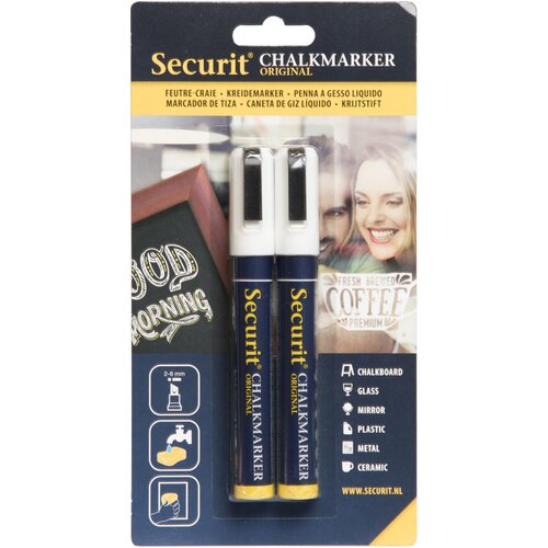 SECURIT flomastri s kredo ORIGINAL MEDIUM, set 2 kom, (21655432) Slike