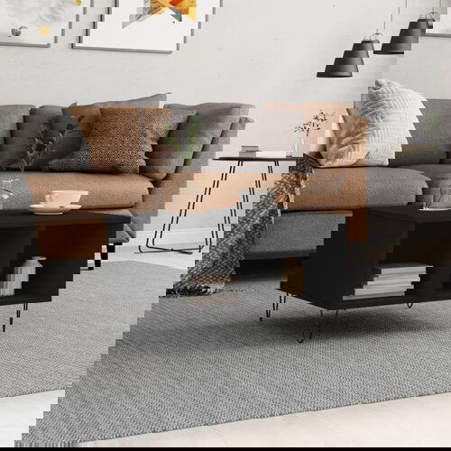VidaXL Stolić za kavu crni 60x50x36 5 cm od konstruiranog drva Slike