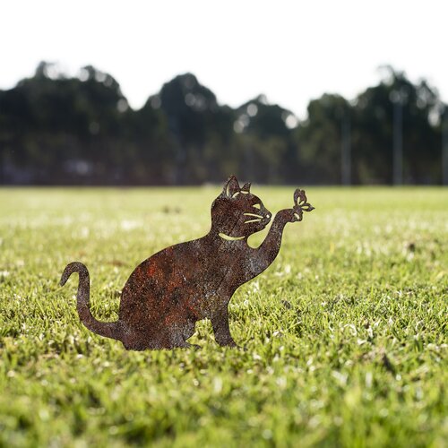 Aberto Design Dekorativna figura Cat -A 03, 36x31 cm, 1.5 mm Cene