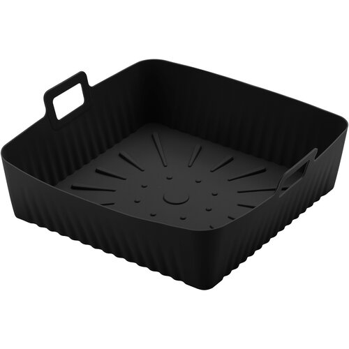 INF Silikonska posoda za cvrtnik 23x21x6,5 cm Black, (21247990) Cene