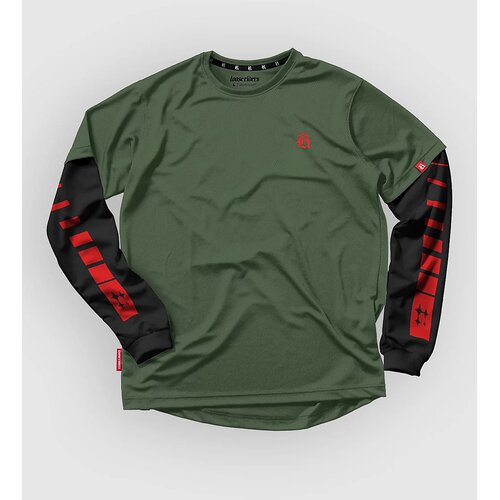Loose Riders Shutter Twfr Long Sleeve Jersey green Cene