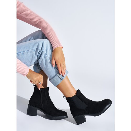 Shelvt Black classic ankle boots Cene