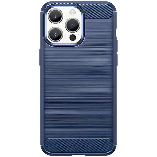  Futrola Carbon Shield TPU za Apple iPhone 15 Pro Max - Tamno plava KP27694 Cene
