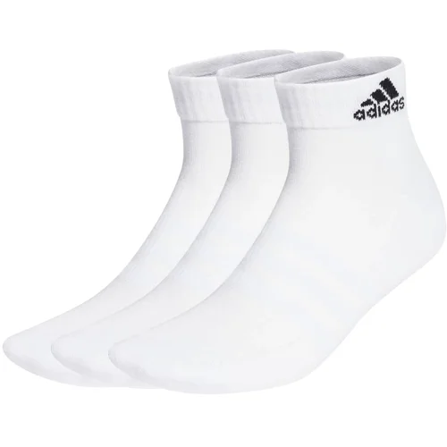 Adidas Ponožky Cushioned Sportswear Ankle Socks 3 Pairs White S